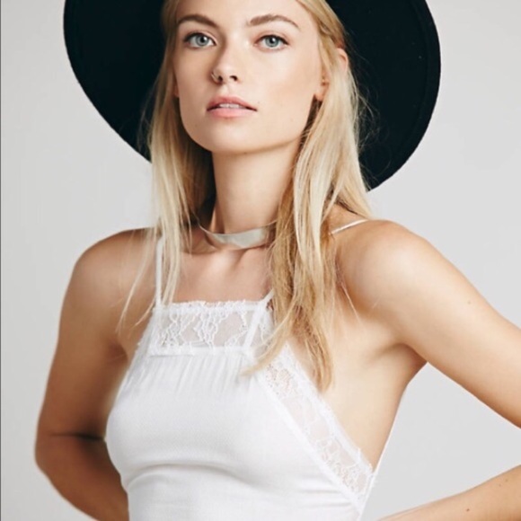 Free People Other - Free People dobby dot slip dress